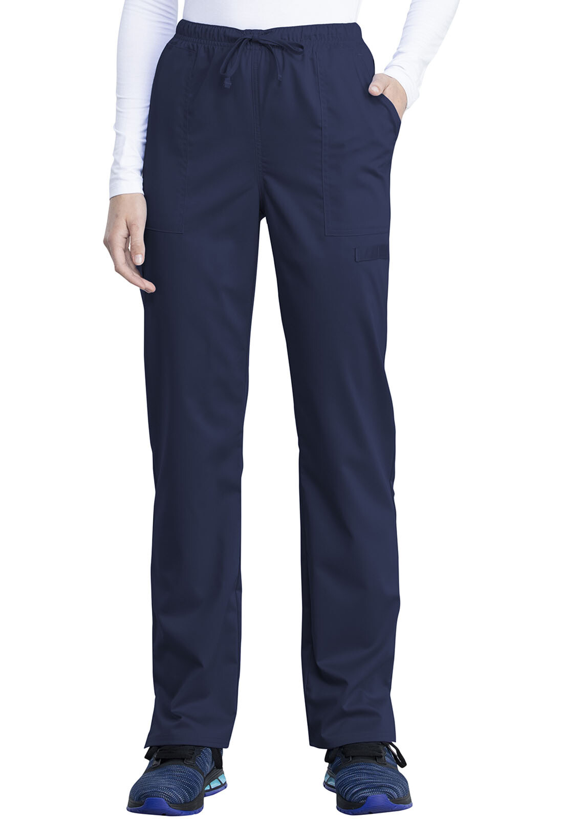 Navy Cherokee Scrubs WW Revolution Tech Pant WW041AB NAV Antimicrobial Fld BR