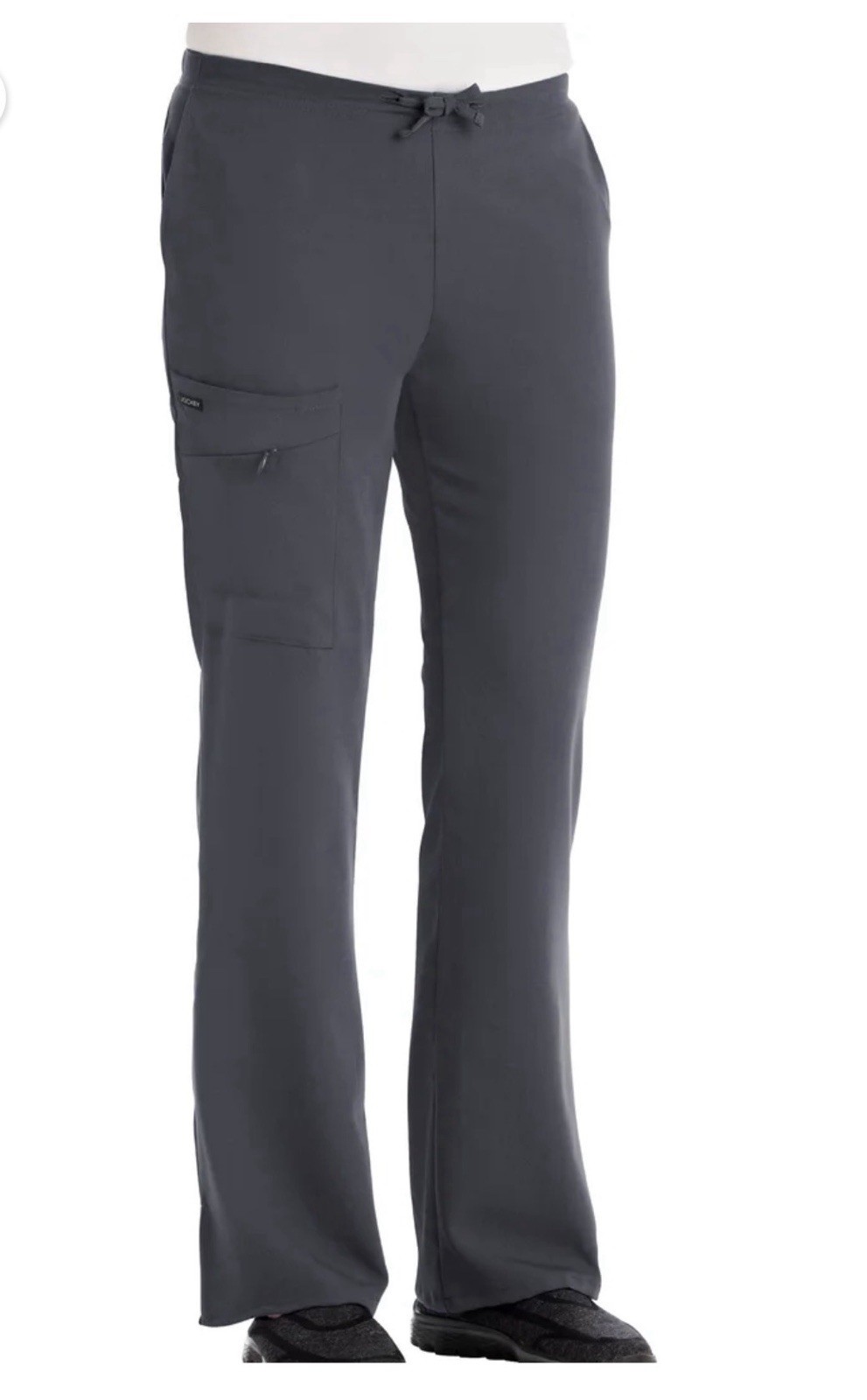 JOCKEY Drawstring Pockets Women’s Scrub Pants 2249-1004 CHARCOAL -XXS Petite