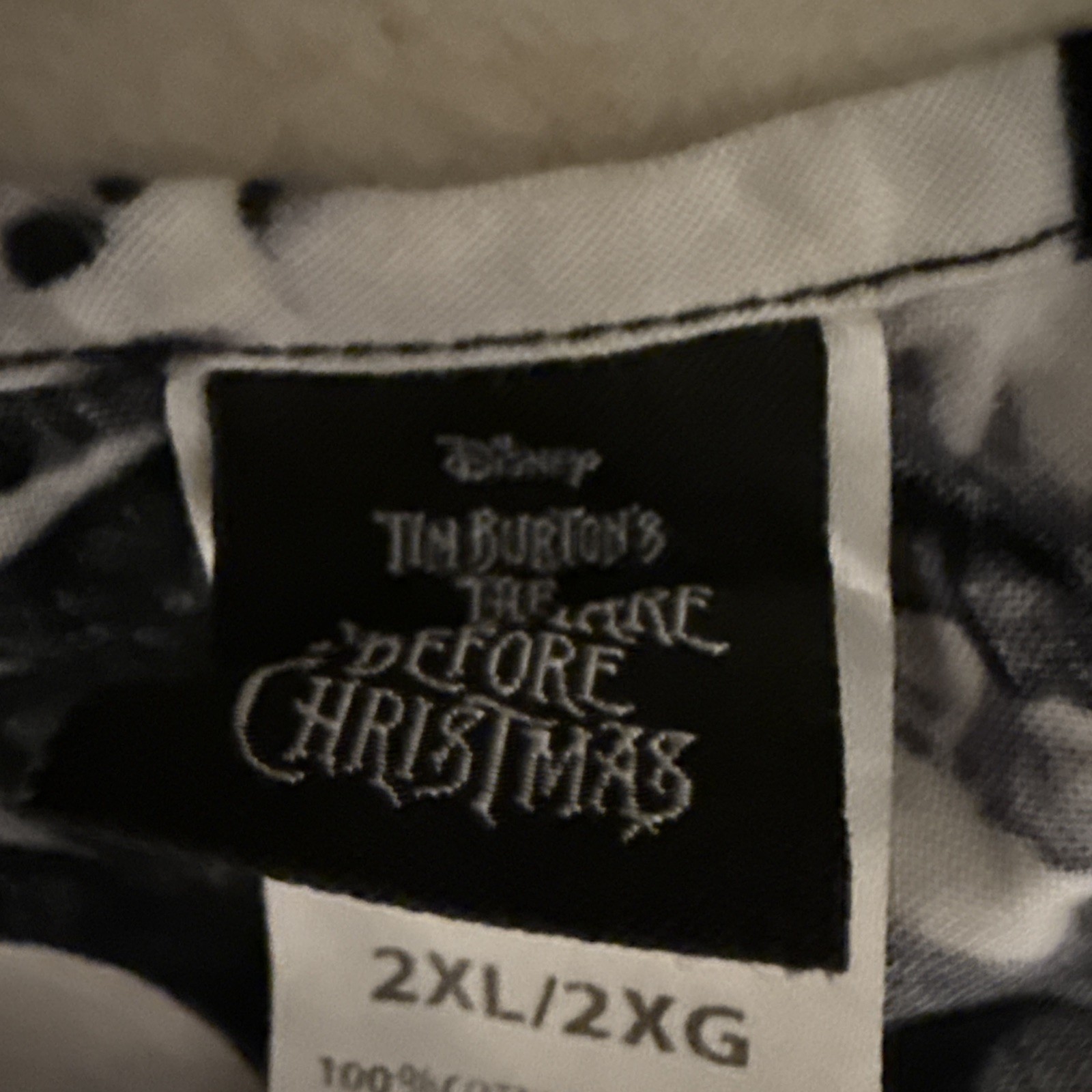 Disney Tim Burton The Nightmare Before Christmas Scrub Top Women’s Size 2XL/2XG