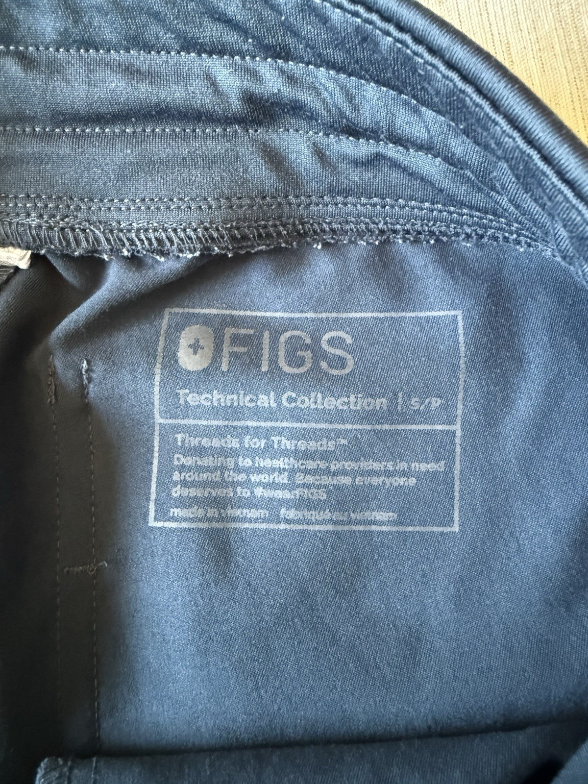 GUC Figs Scrubs Women’s Dark Harbor Small S/P Catarina Zamora Joggers Wash Fade
