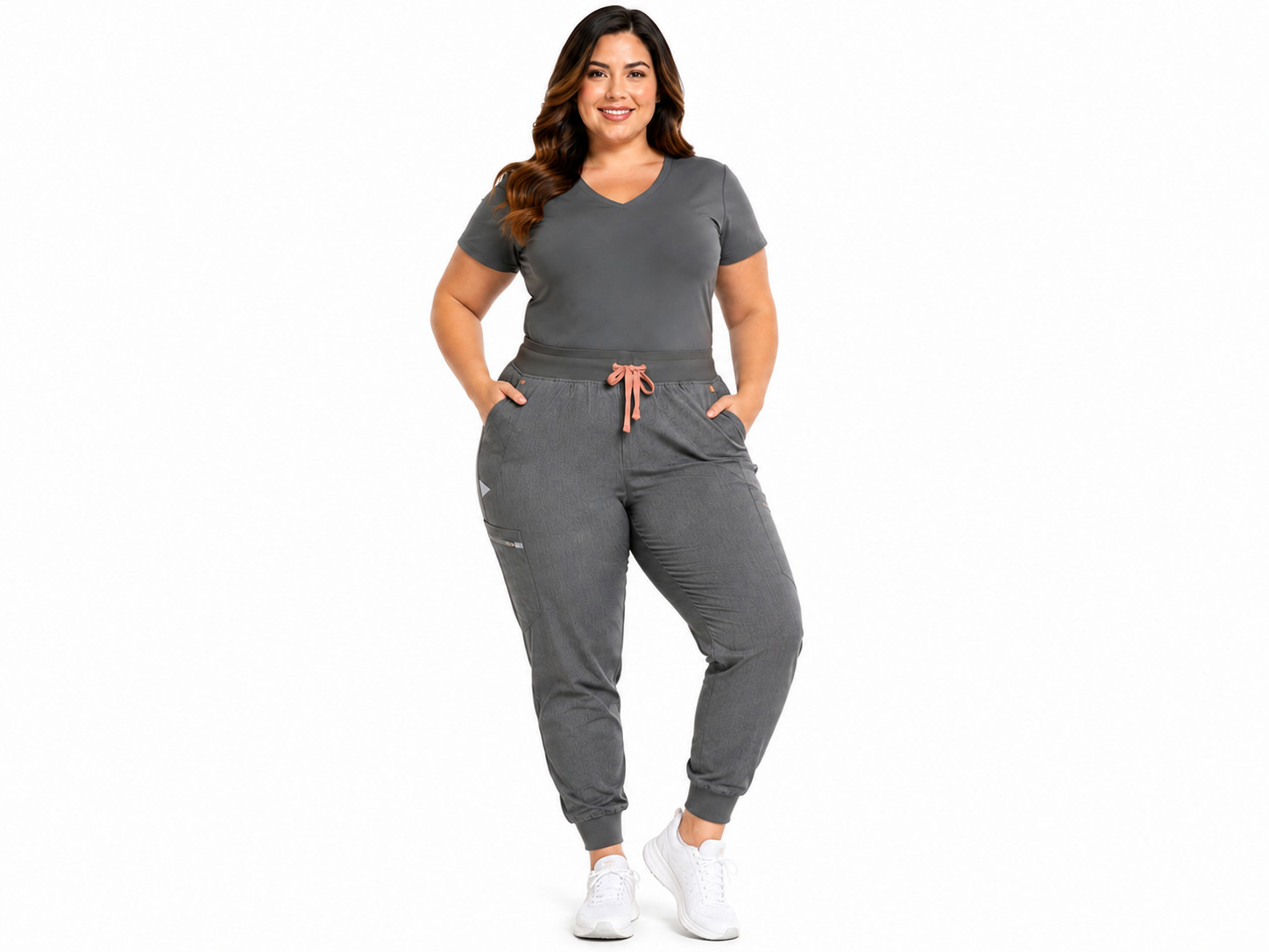 FIGS women’s Heather Denim Zamora Jogger Scrub PPANTS ONLY 3XL