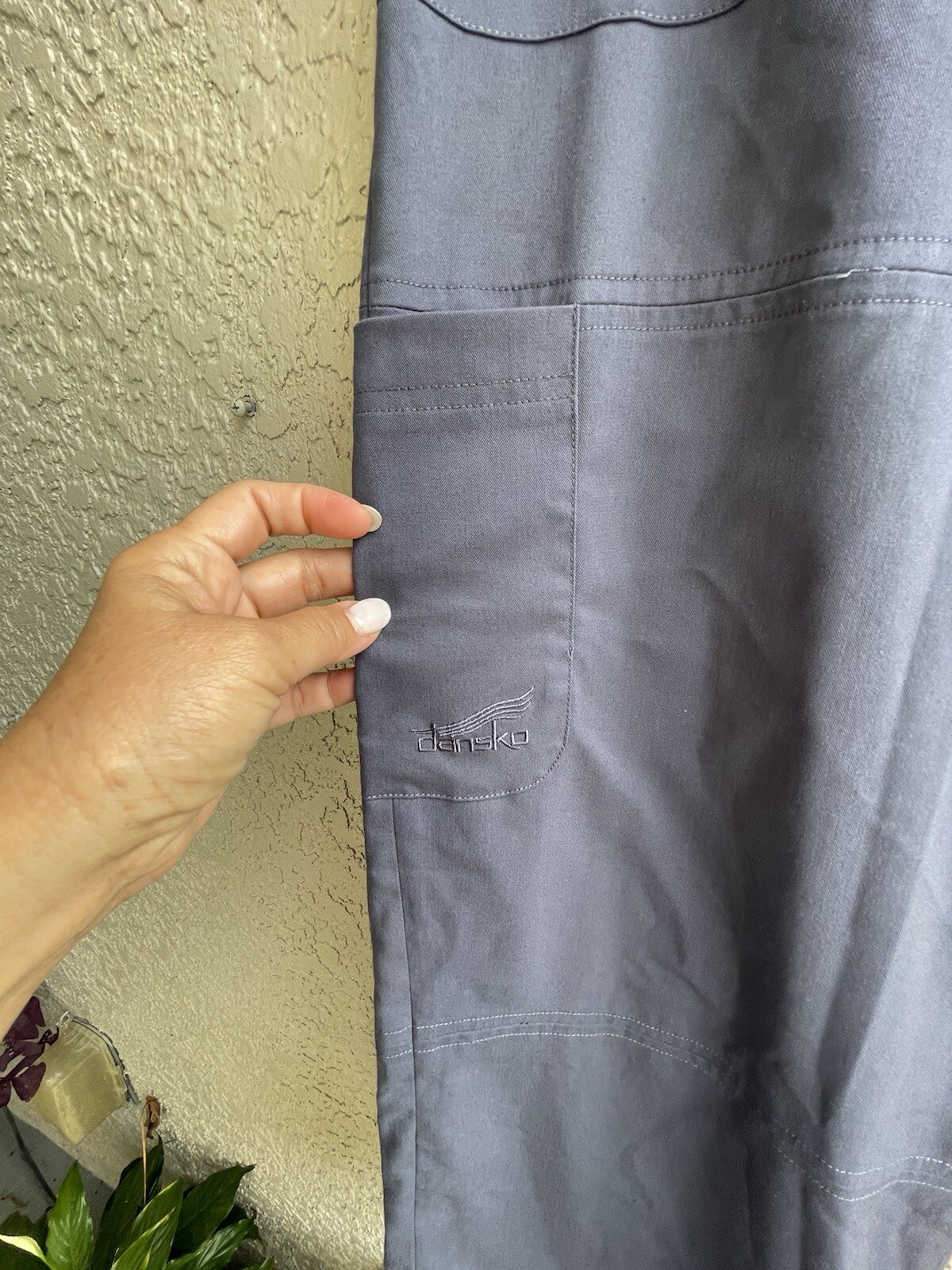 Dansko Women’s Scrub Pants Medical Straight Leg Stretch Pocket Sz M-NWOT #212
