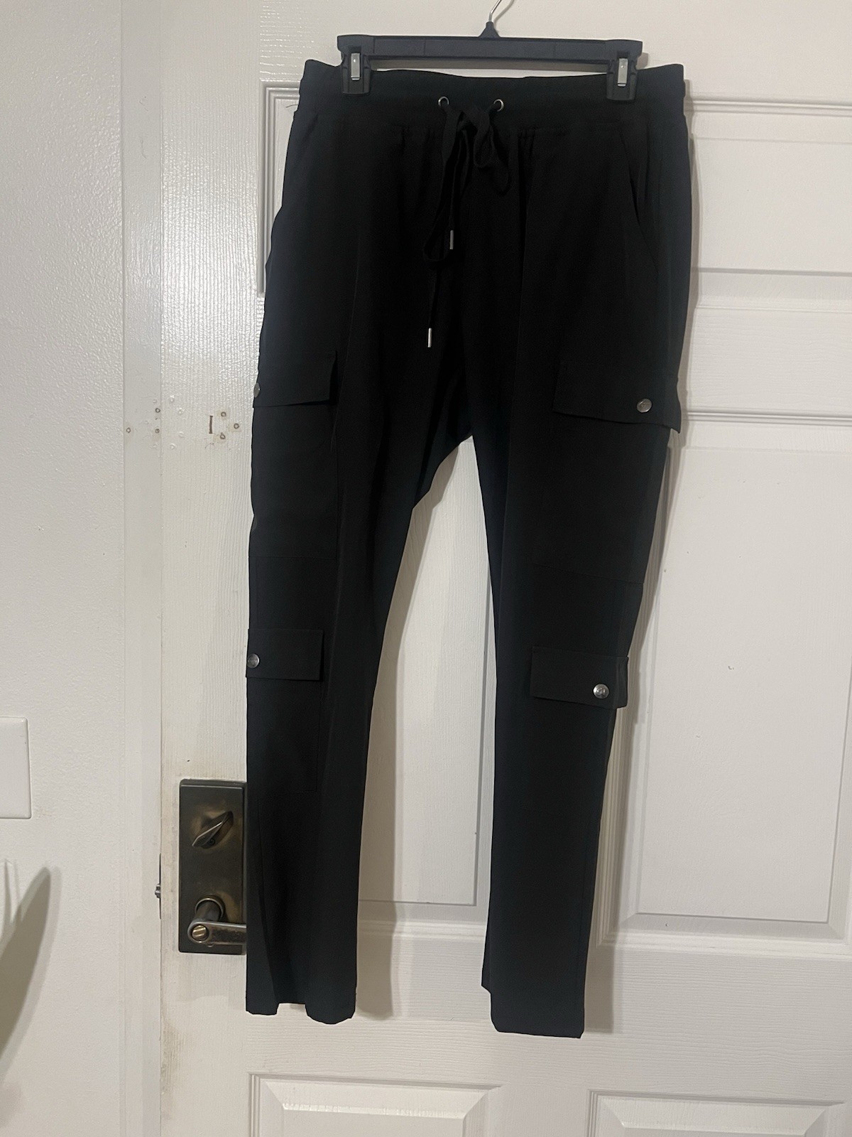 GT Performance Womens Jogger Slim Fit Scrub Bottom Black Size Medium P-2303BK