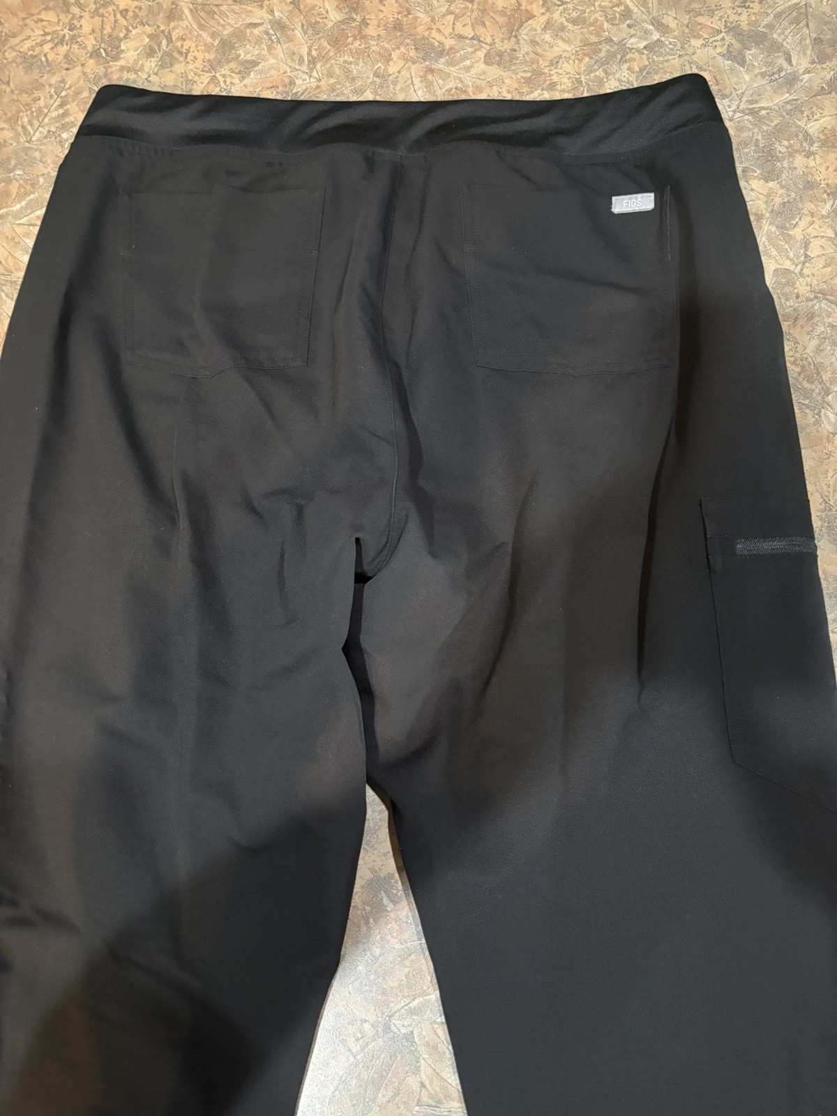 FIGS Technical Collection Zamora Jogger Scrub Pant Black Women’s XL