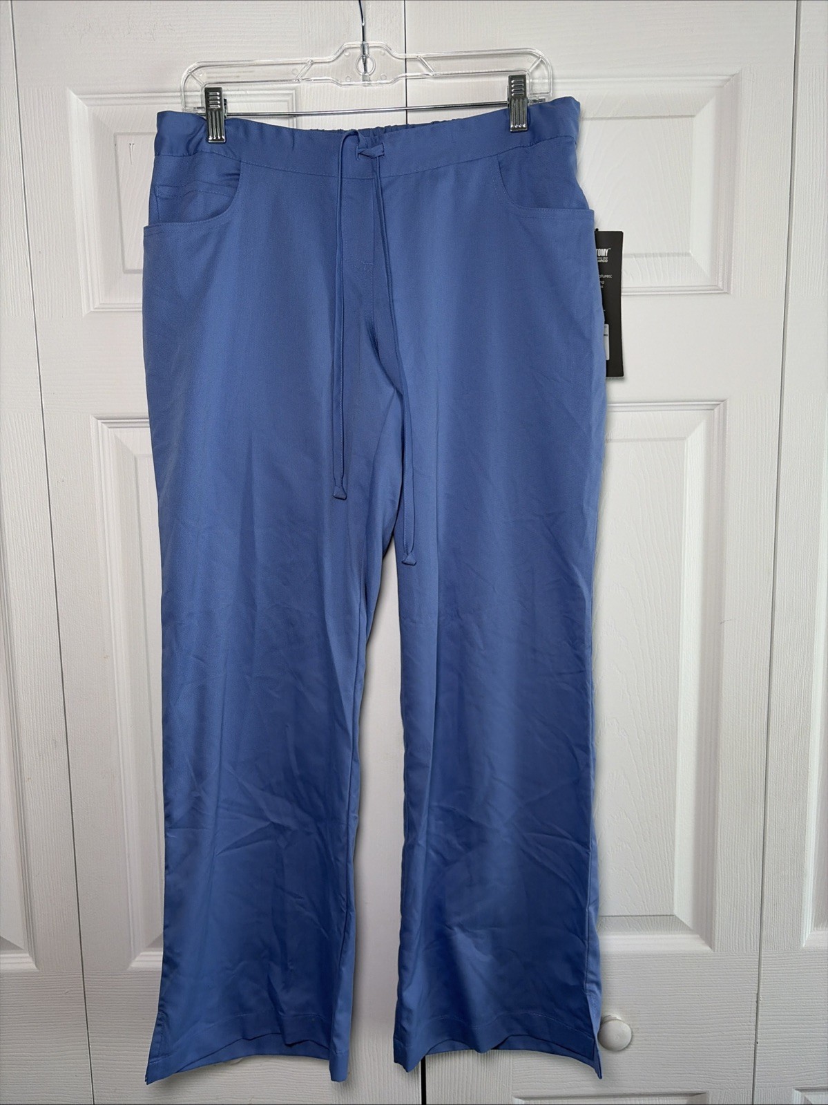 Grey’s Anatomy 4232P Drawstring Scrub Pants Womens Size MP Ciel Blue Barco New