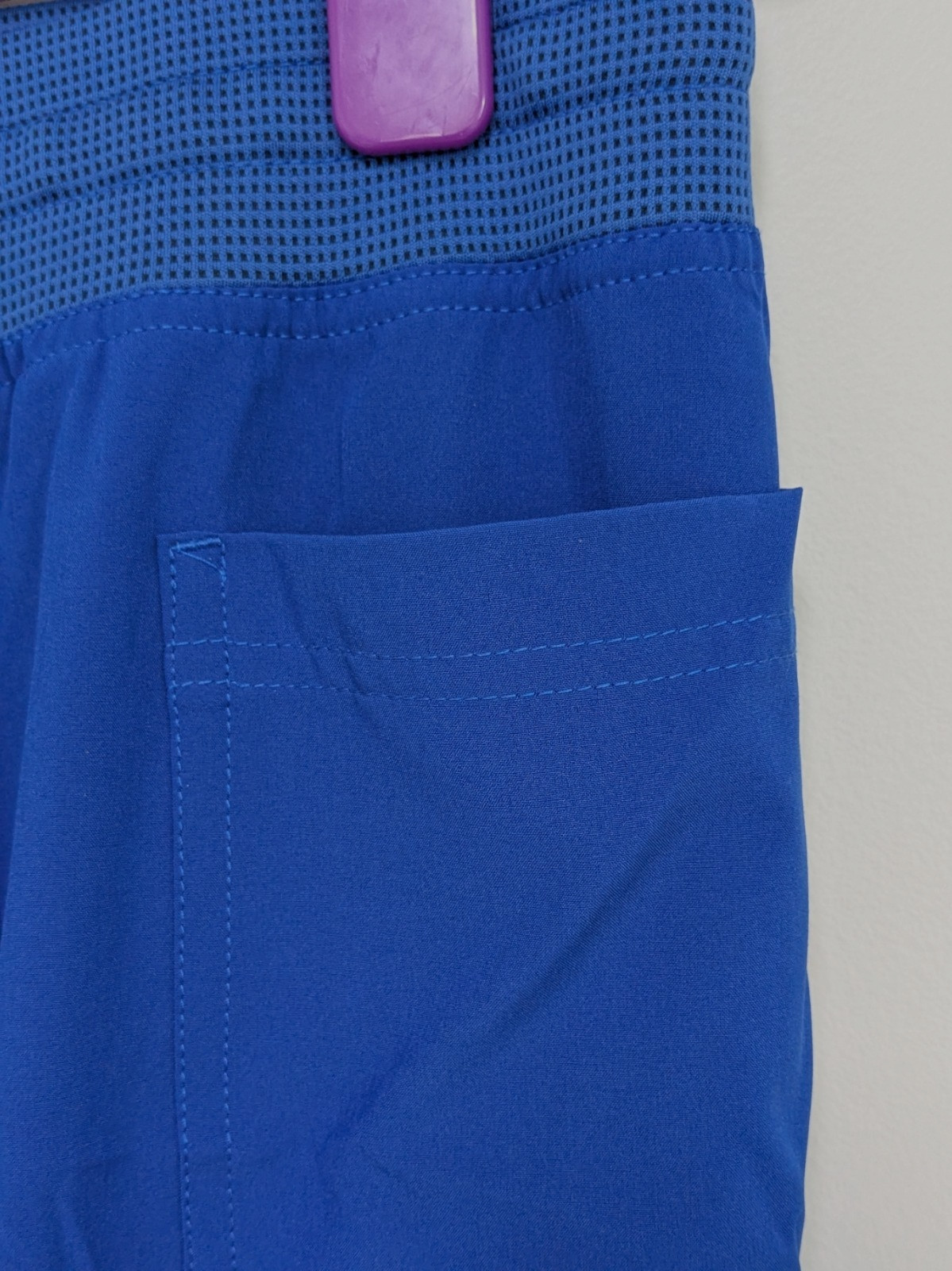 Mens White Cross FIT Jogger Scrub Pant Sz. 2XL, Color~Royal, NWT