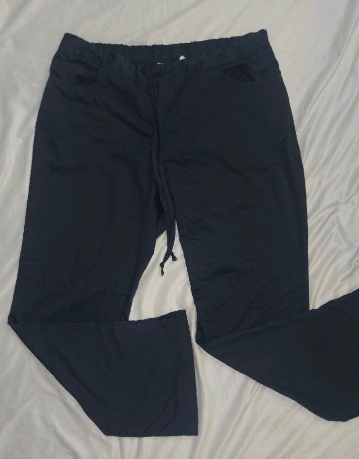 Lot of 2 Pairs of Grey’s Anatomy by Barco Large Scrub Pants, Womans. Blues.