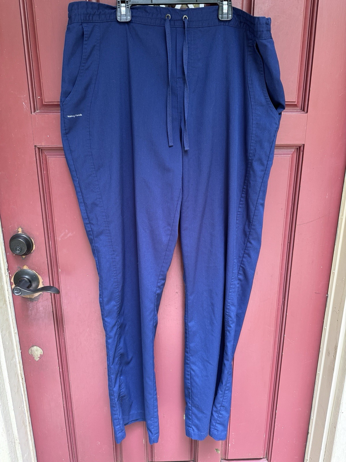 Healing Hand Women’s Scrub Pants Navy XL tall