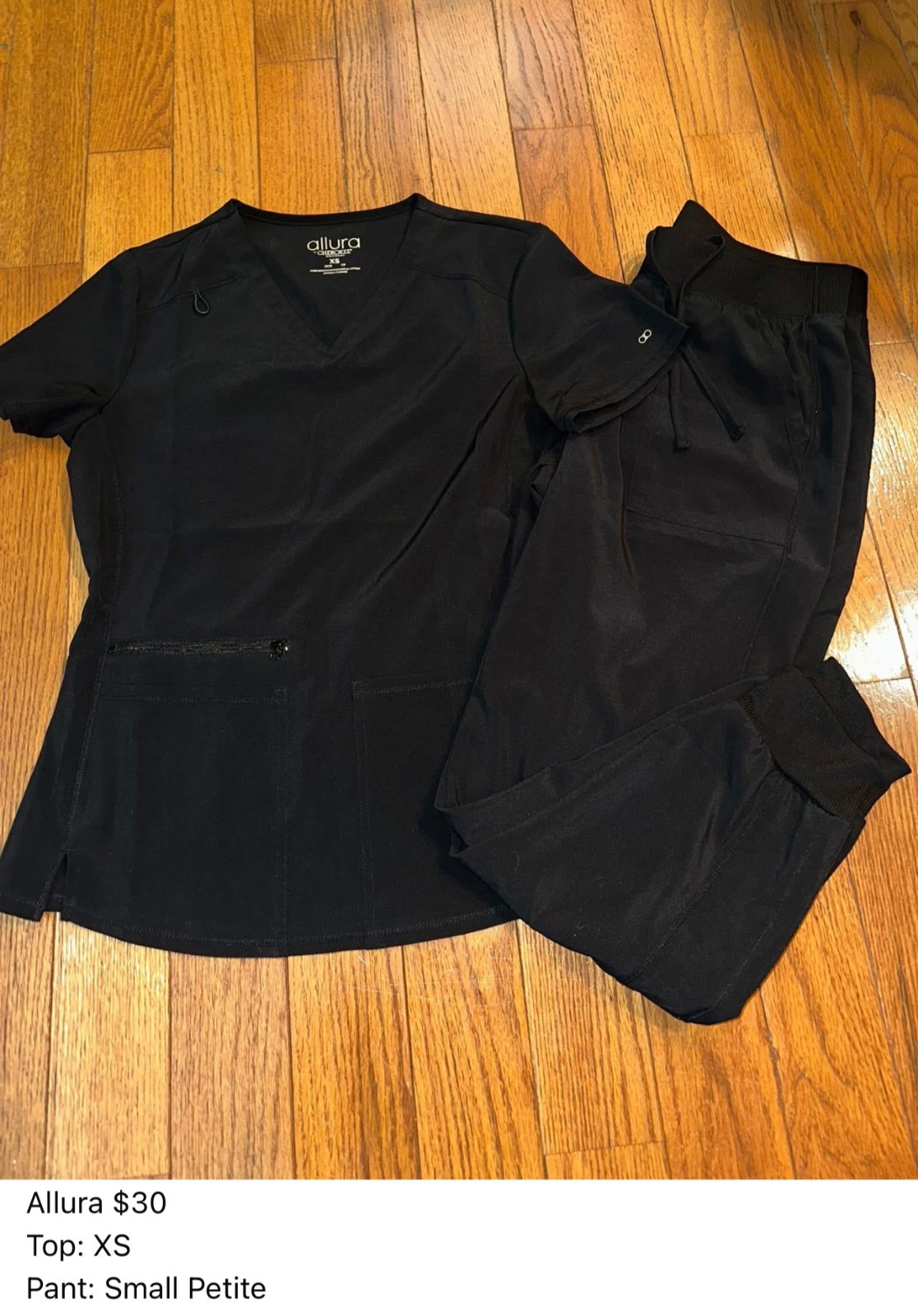 Allura, Zavate Ava Therese, Medcouture, Skechers Black Women’s Scrubs XS Small