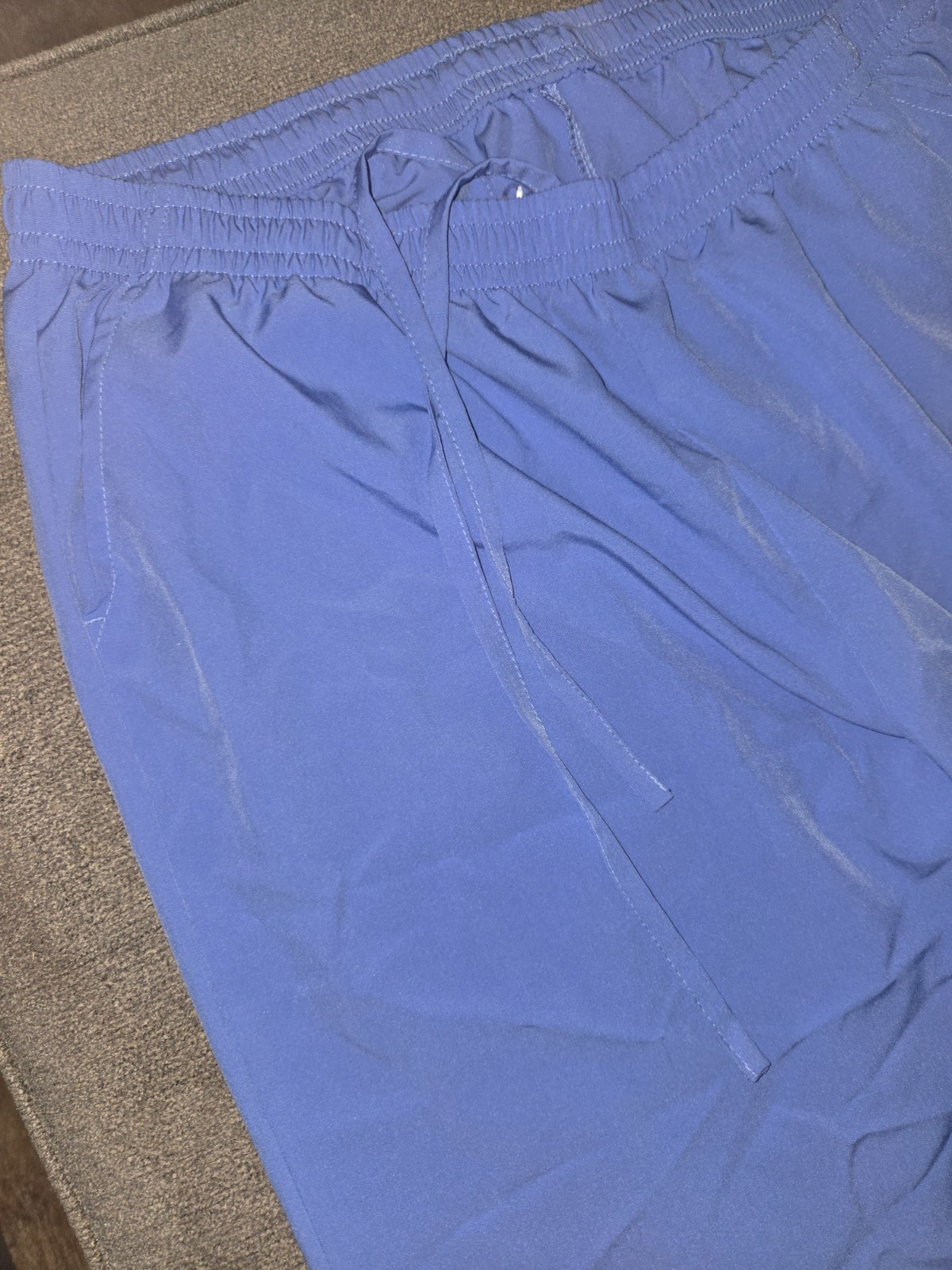 GT Performance Blue Solid Woven Medical Scrub Pants Unisex Size 2X