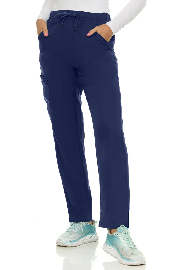 Medichic Women’s Navy Blue Joelle Cargo Scrub Pants Size Large Regular 1108 NWT