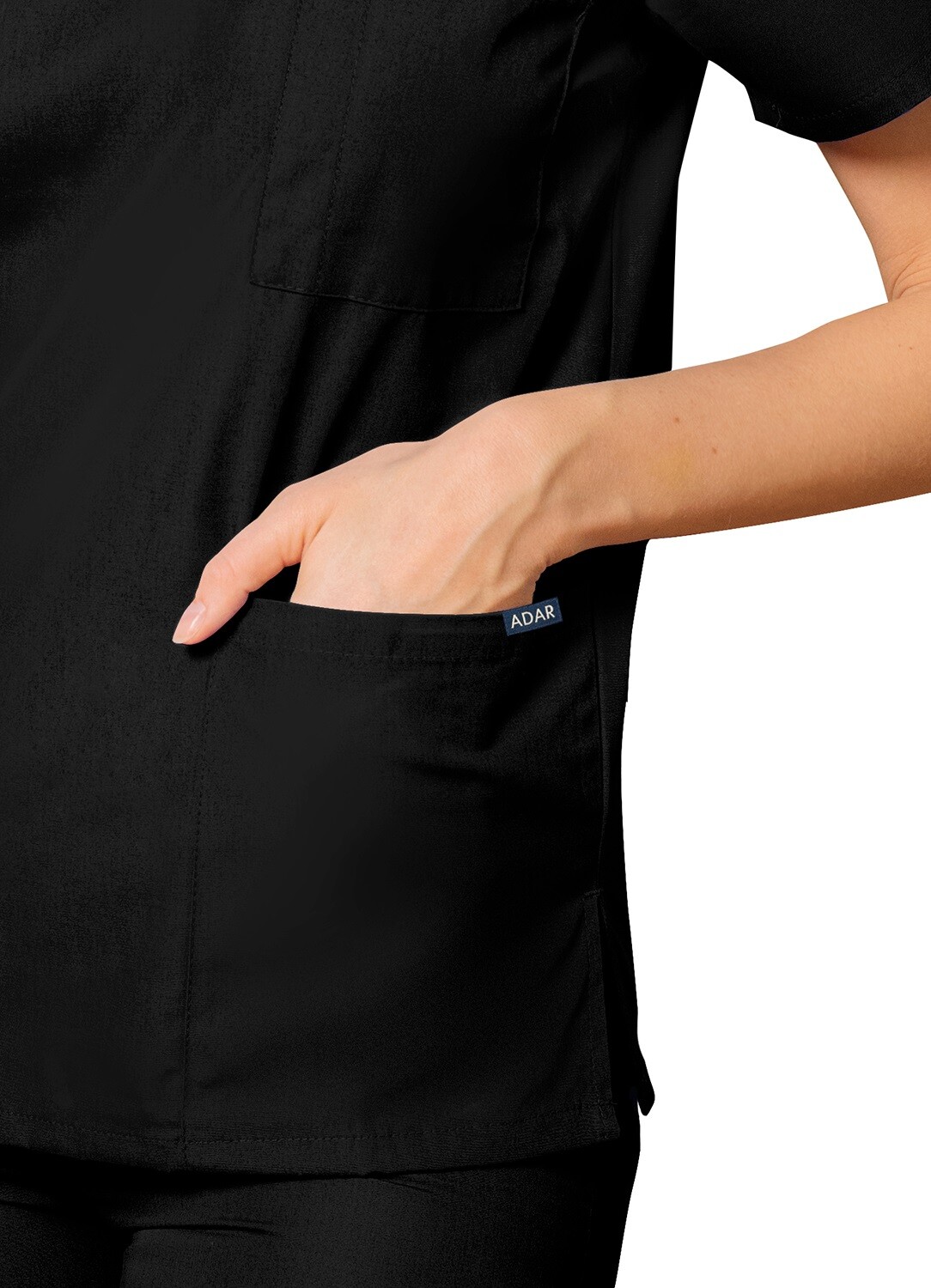 ADAR UNIFORMS Adar Universal Unisex Scrub V-Neck Tunic 3 Pocket (In Many Colors)