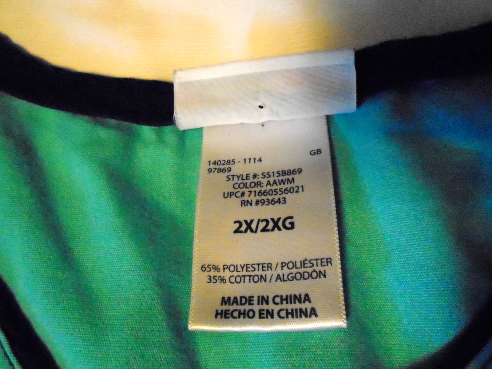 Scrubstar Aqua Medical Uniform Scrub Multiple Pockets Salon, Vet, Tech Size 2XL