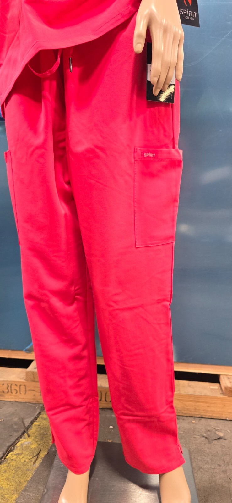 Spirit Scrubs Women’s Straight Leg Cargo Pant Avail in Petite Regular Tall Sizes