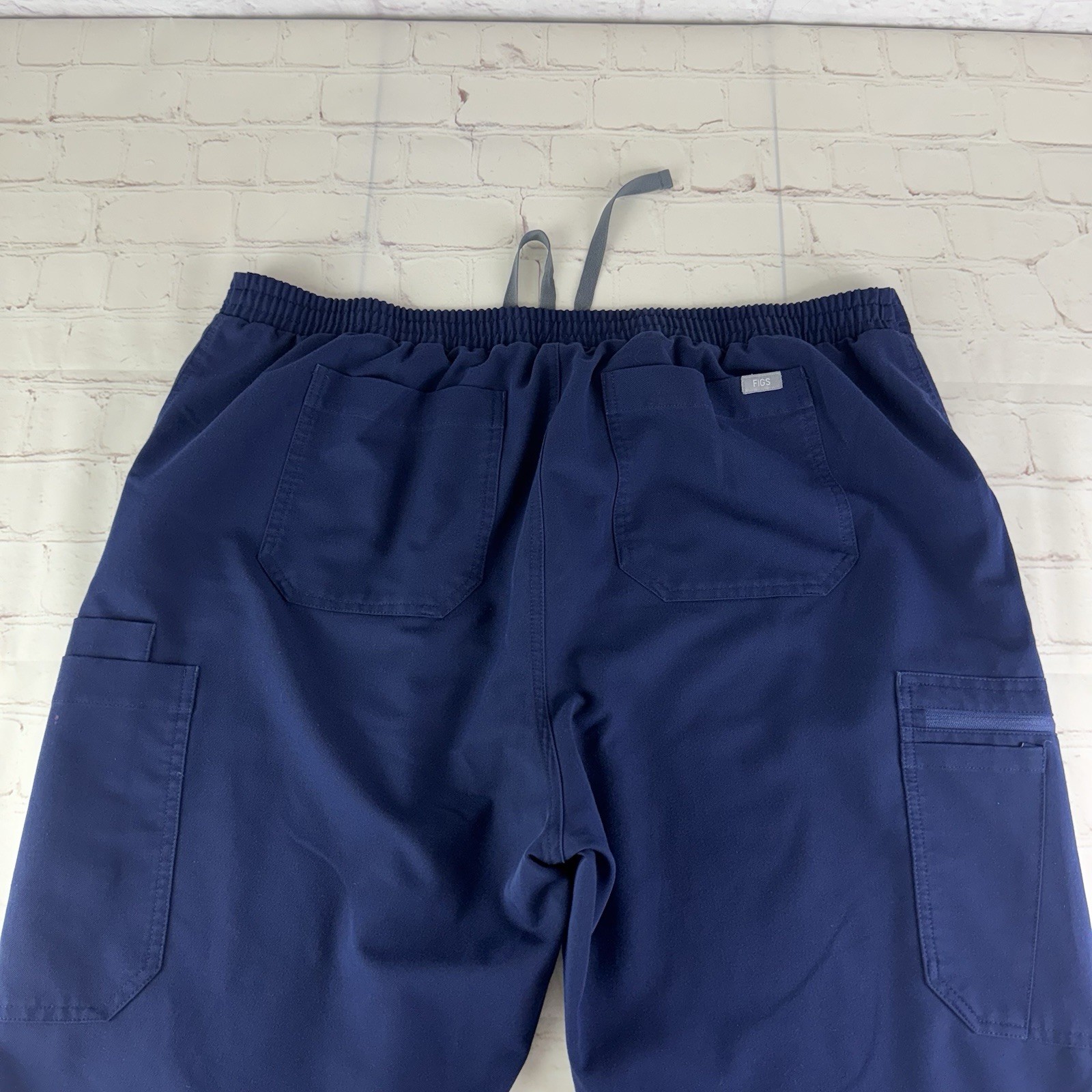Figs Navy Blue Cargo Scrub Pants TW2000T Size Women’s XL/T XL Tall