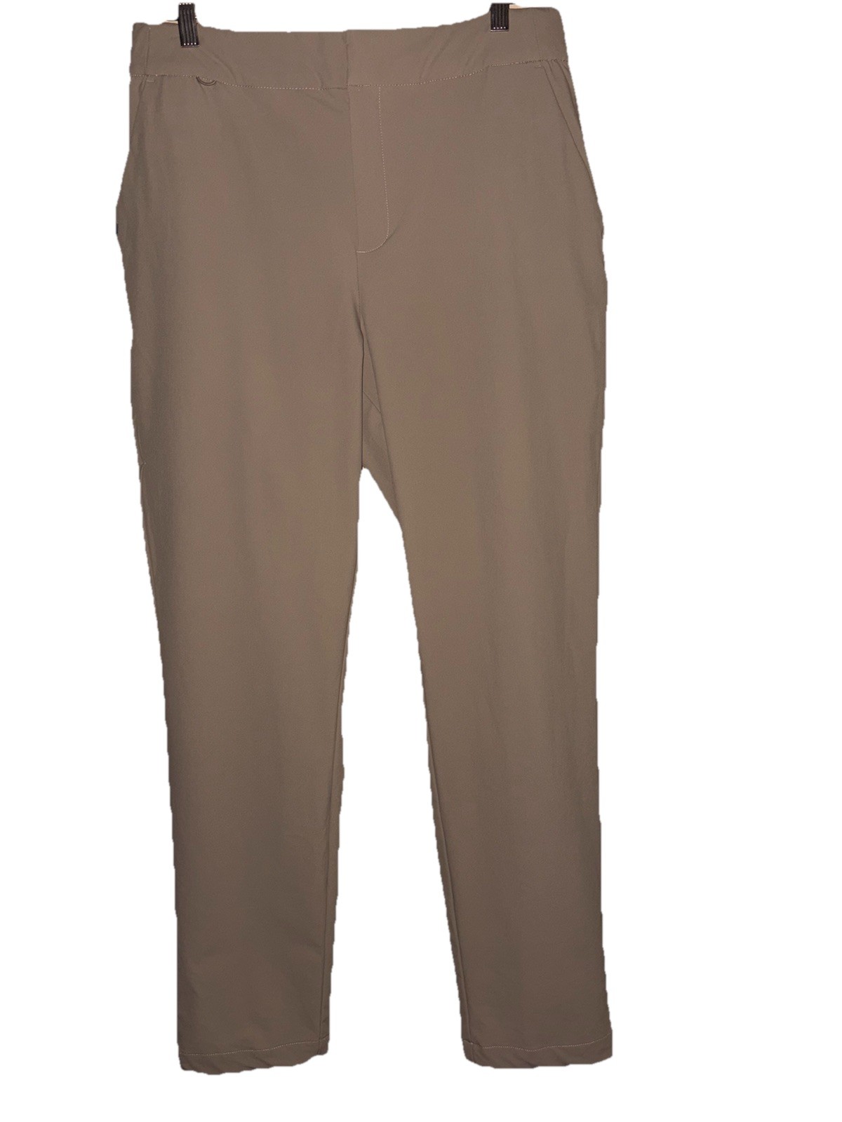 FIGS PRO Women’s Large Tall Beige Stretch Scrub Pants Straight Leg Medical Work