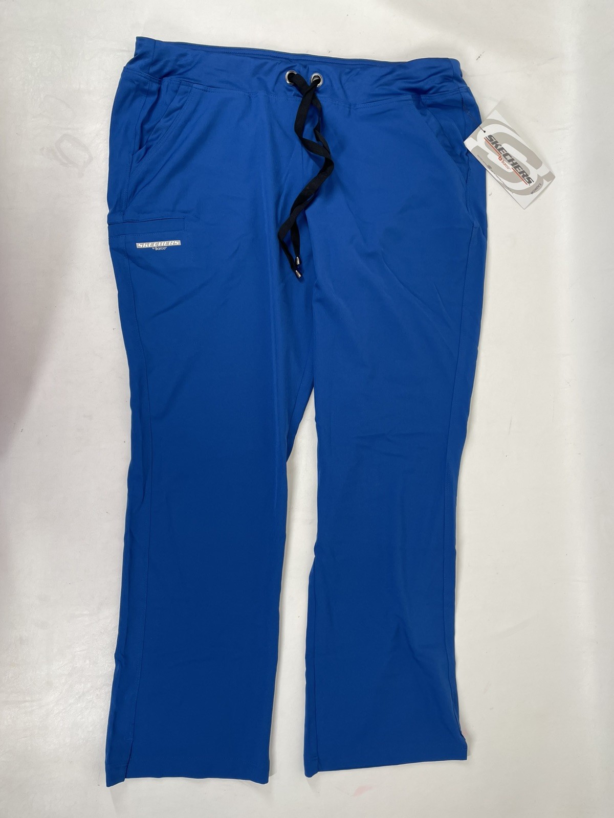Skechers Barco Scrubs 3PKT Drawcord Knit Waist Pants Womens SP New Royal NWT